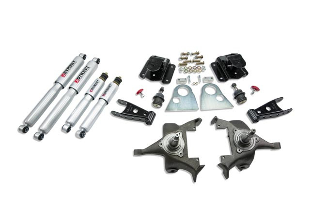 Belltech 2/4 Drop Spindle Street Shocks Kit 94-99 Ram 1500 2wd